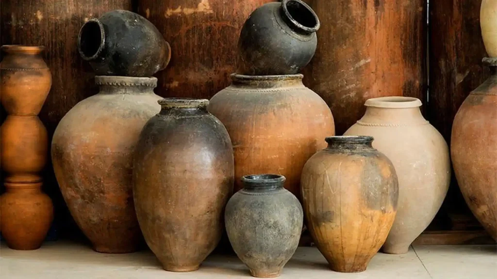 tinajas de barro