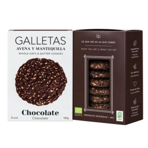 Galletas eco de avena y chocolate