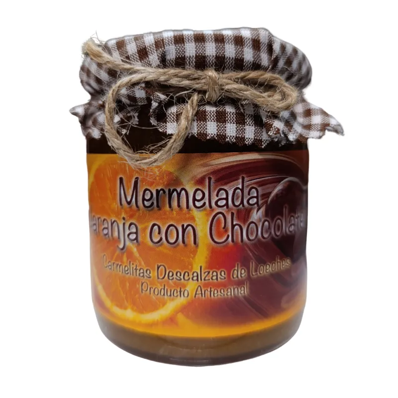Mermelada artesana loeches naranja chocolate