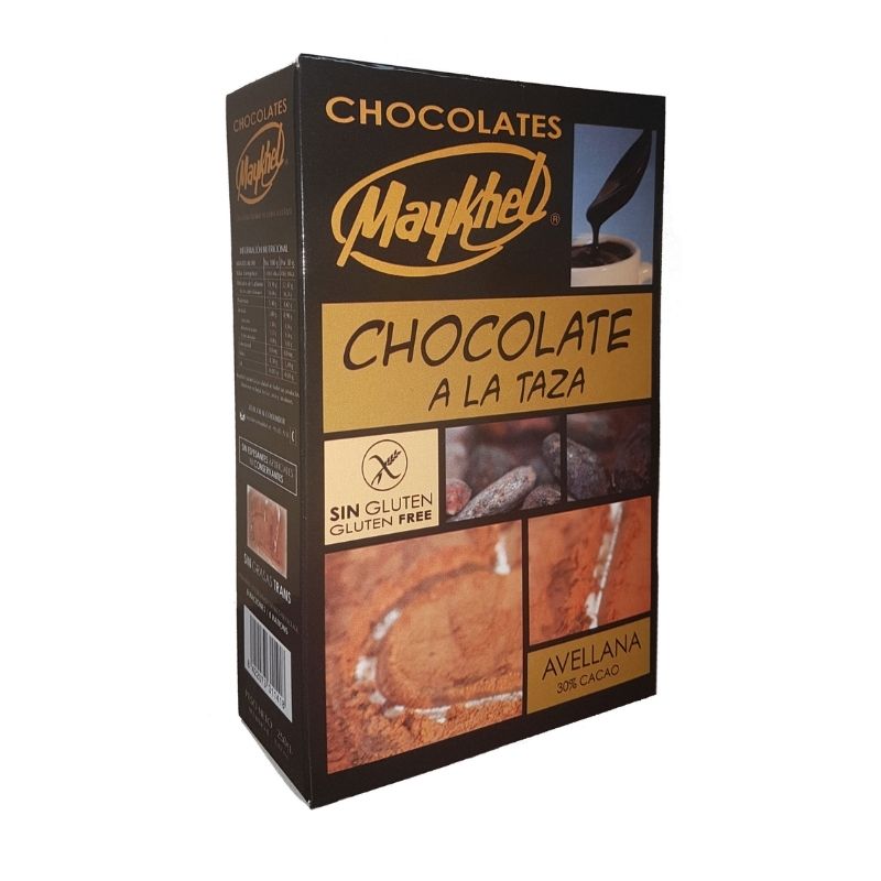 chocolate a la taza con avellana Maykhel