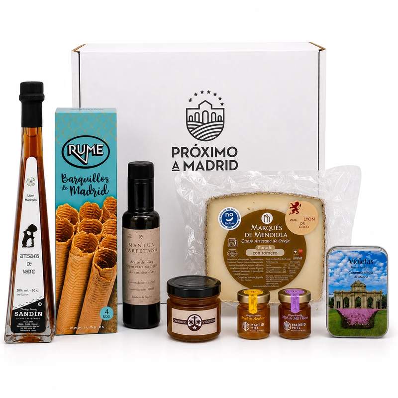 Pack productos Madrid avión