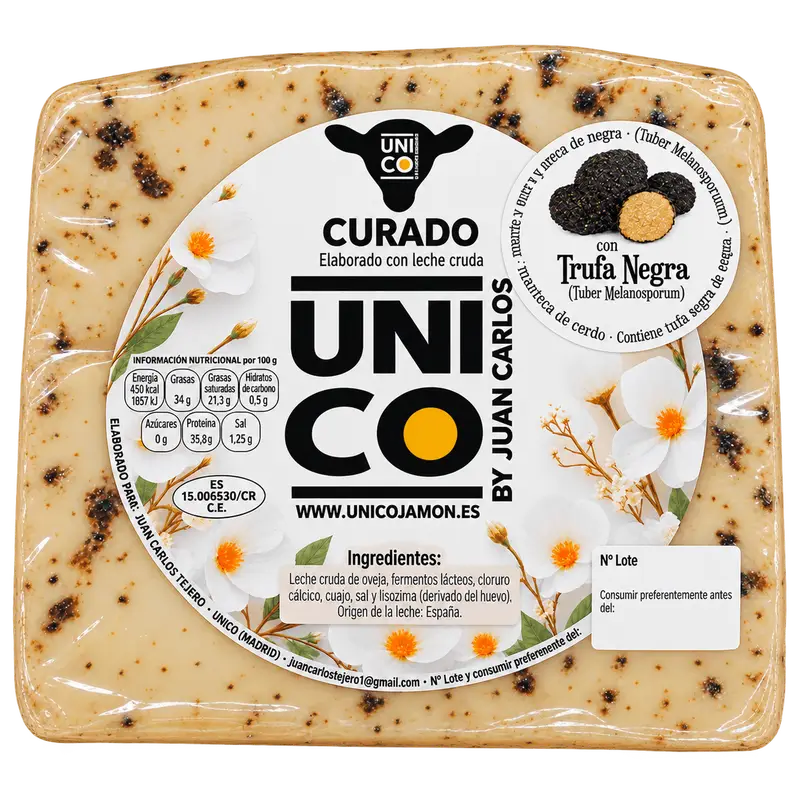 Queso Único curado oveja Trufa