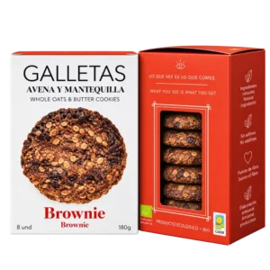 Galletas eco avena y brownie
