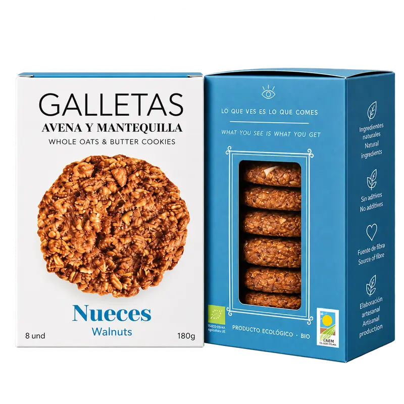 Galletas eco avena y nueces