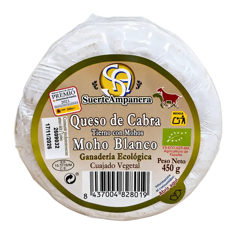 Queso de Cabra Tierno Eco Suerte Ampanera